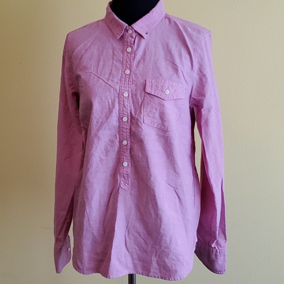 J Crew Button up pullover - Picture 1 of 3